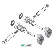 Комплект кріплень Jika EasyFit для підвісних унітазів і біде H8928380000001