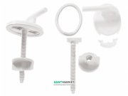 Петли для сидения с крышкой для унитаза Jika Zeta пластик белый H8932720000001