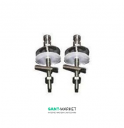 Петли для сидения с крышкой для унитаза Jika хром H8916120000631