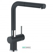 Змішувач для кухні Franke Active Plus Doc змішувач з виносним зливом латунь покриття Fragranite хром / онікс 115.0373.901