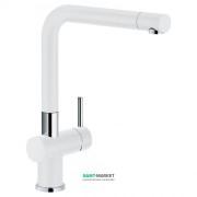 Змішувач для кухні Franke Active Plus змішувач латунь покриття Fragranite хром / білий 115.0373.817