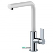 Змішувач для кухні Franke Neptune Evo змішувач латунь покриття Fragranite хром / білий 115.0373.929