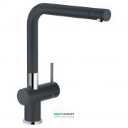 Смеситель для кухни Franke Active Plus однорычажный латунь покрытие Fragranite хром/оникс 115.0373.821