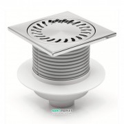 Сливной трап с сухим сифоном MCH Neptun с вертикальным выпуском DN 50 нержавеющая сталь 440 XL