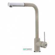 Змішувач для кухні Franke Sirius змішувач з виносним зливом латунь покриття Fragranite хром / цукру 115.0476.821