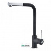 Змішувач для кухні Franke Sirius змішувач з виносним зливом латунь покриття Fragranite хром / графіт 115.0476.823