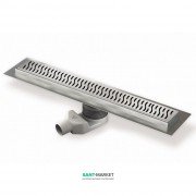 Жолоб водостічний МСН 850 мм з горизонтальним фланцем і матовою гратами Гармонія CH N 850 H 1