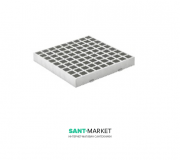 Решітка дощоприймача MCH для збору води з поверхні пластик сірий 334/5