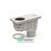 Дощоприймач MCH з вертикальним випуском поліпропілен сірий 325 Es