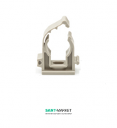 Клипса для крепления пластиковой трубы MCH 40 мм с застёжкой 1K040P