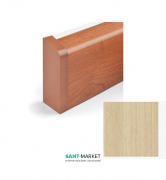 Ліва заглушка плінтуса для прокладки труб MCH пластик клен FT505A