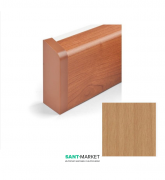 Ліва заглушка плінтуса для прокладки труб MCH пластик бук FT505B