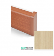 Права заглушка плінтуса для прокладки труб MCH пластик клен FT506A