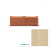 Рядовий з'єднувач плінтуса для прокладки труб MCH пластик клен FT504A