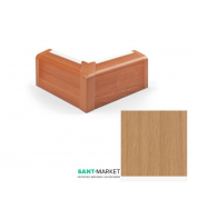 Зовнішній кут плінтуса для прокладки труб MCH пластик бук FT503B