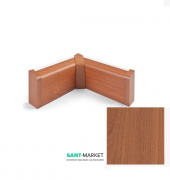 Внутрішній кут плінтуса для прокладки труб MCH пластик вишня FT502E