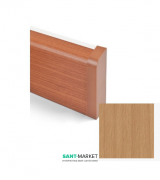 Права заглушка плінтуса для прокладки труб MCH пластик бук FT506B