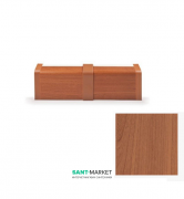 Рядовий з'єднувач плінтуса для прокладки труб MCH пластик вишня FT504E