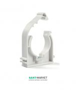 Клипса для крепления стальной и медной трубы MCH 22 мм с застежкой и стальной гайкой Z1K022B