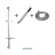 Душевой гарнитур Jika Cubito с ручным душем хром H3604210040401