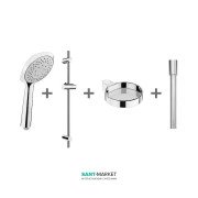 Душовий гарнітур Jika Cubito-N з ручним душем і мильницею хром H3651X00044731