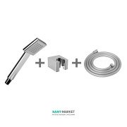 Душевой набор Jika Cubito с держателем и шлангом хром H3604200040411