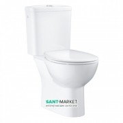 Унітаз підлоговий Grohe BauCeramic з бачком і сидінням альпін-білий 39558000