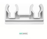 Кліпса для кріплення 2-х труб MCH 2х12 мм 20012Cu