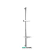 Душевая штанга Jika Cubito 680 мм с мыльницей хром H3644200040001