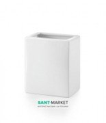 Cтакан для зубних щіток Lineabeta Saon кераміка білий 44031.09