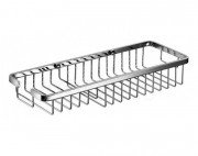 Полочка для ванной с мыльницей Lineabeta Filo металл хром 50022.29