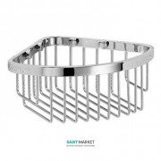 Полочка для ванной угловая Lineabeta Filo металл хром 50001.29