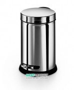 Ведро для мусора Lineabeta Basket с педалью 3 л нержавеющая сталь полированная 53297.29
