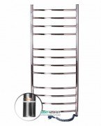 Електричний полотенцесушитель Navin Камелія правий 480х1200 з терморегулятором нержавіюча сталь 10-007021-4812