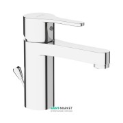 Смеситель для раковины Jika Mio-N однорычажный с донным клапаном хром H3111V10041111