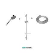 Душовий гарнітур Jika Mio з ручним душем і мильницею хром H3607110040201