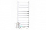 Електричний полотенцесушитель Navin Блюз 480х1200 правий з терморегулятором вуглецева сталь білий 12-006031-4812
