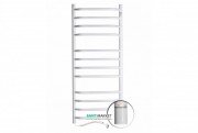Електричний полотенцесушитель Navin Блюз 480х1200 лівий з терморегулятором вуглецева сталь білий 12-006131-4812