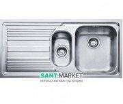 Мийка для кухні Franke Logica line LLL 651 врізна чаша справа нержавіюча сталь декор 101.0381.836