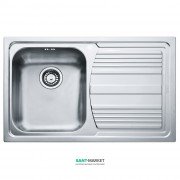 Мийка для кухні Franke Logica Line LLX 611-79 врізна чаша зліва нержавіюча сталь полірована 101.0381.808