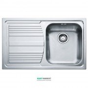 Мийка для кухні Franke Logica Line LLX 611-79 врізна чаша справа нержавіюча сталь декор 101.0381.809