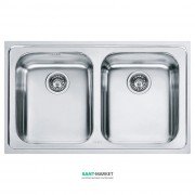 Мойка для кухни Franke Logica Line LLX 620-79 врезная двойная нержавеющая сталь полированная 101.0381.838