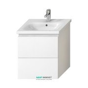 Тумба подвесная под раковину Jika Mio-N 55 см белый глянец H40J7134015001