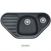 Мийка для кухні Franke Calypso COG 651- Е кутова Fragranite графіт металік 114.0010.356