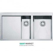 Мойка для кухни Franke Planar PPX 251 TL врезная чаши справа нержавеющая сталь полированная 127.0203.468