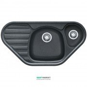 Мойка для кухни Franke Calypso COG 651- Е угловая Fragranite графит металлик 114.0010.356