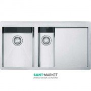 Мийка для кухні Franke Planar PPX 251 TL врізна чаші зліва нержавіюча сталь полірована 127.0203.467