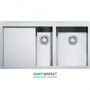 Мийка для кухні Franke Planar PPX 251 TL врізна чаші справа нержавіюча сталь полірована 127.0203.468