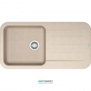 Мойка для кухни Franke Pebel PBG 611-97 врезная оборотная Fragranite бежевый 114.0258.073