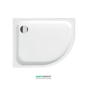 Душевой поддон Jika Tigo antislip 100х80 см асимметричный левый акрил белый H8522106000001